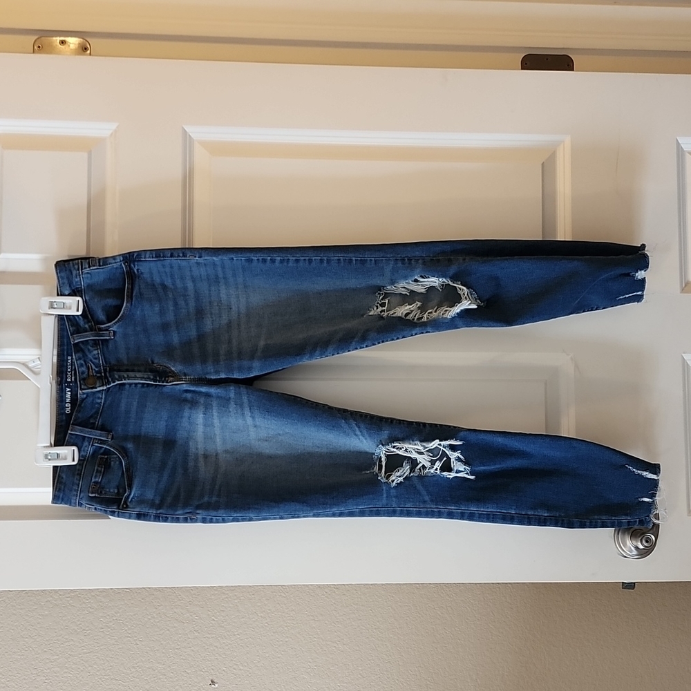 Old Navy Mid Rise Rockstar Jeans